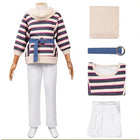 Kinder-Outfit Stranger Things Nancy Wheeler gestreifter Pullover